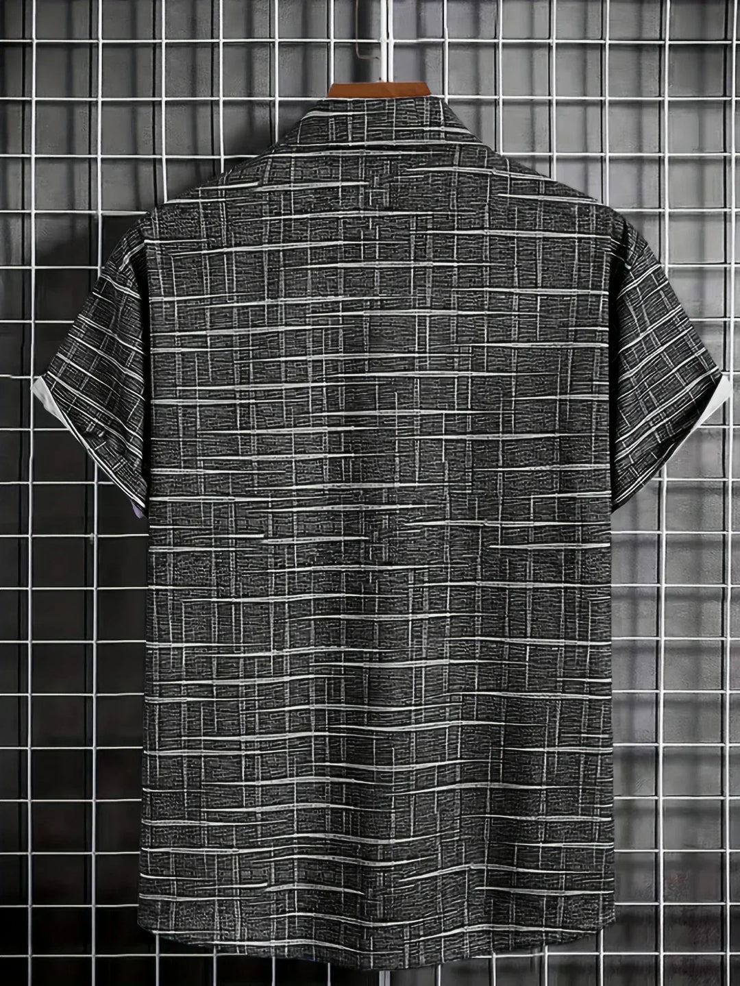 OHMIQUE | Chemise élégante à motif rayé et à carreaux