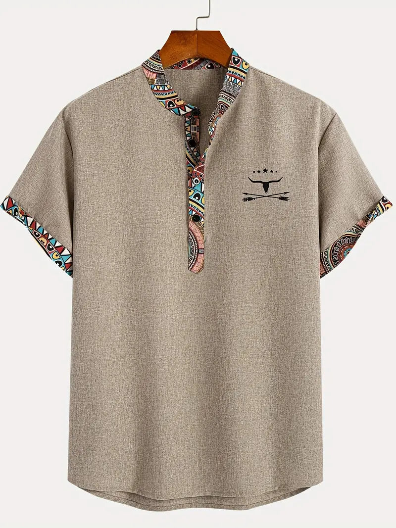 OHMIQUE | Chemise élégante à manches courtes