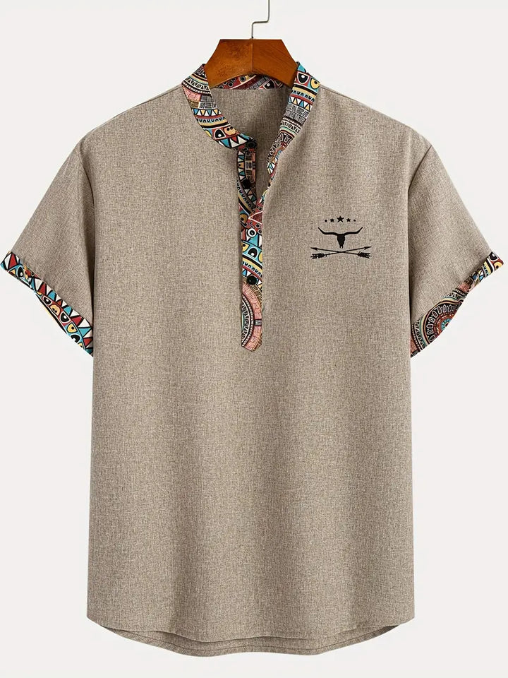 OHMIQUE | Chemise élégante à manches courtes