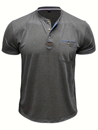 OHMIQUE | T-shirt col rond élégant avec poche