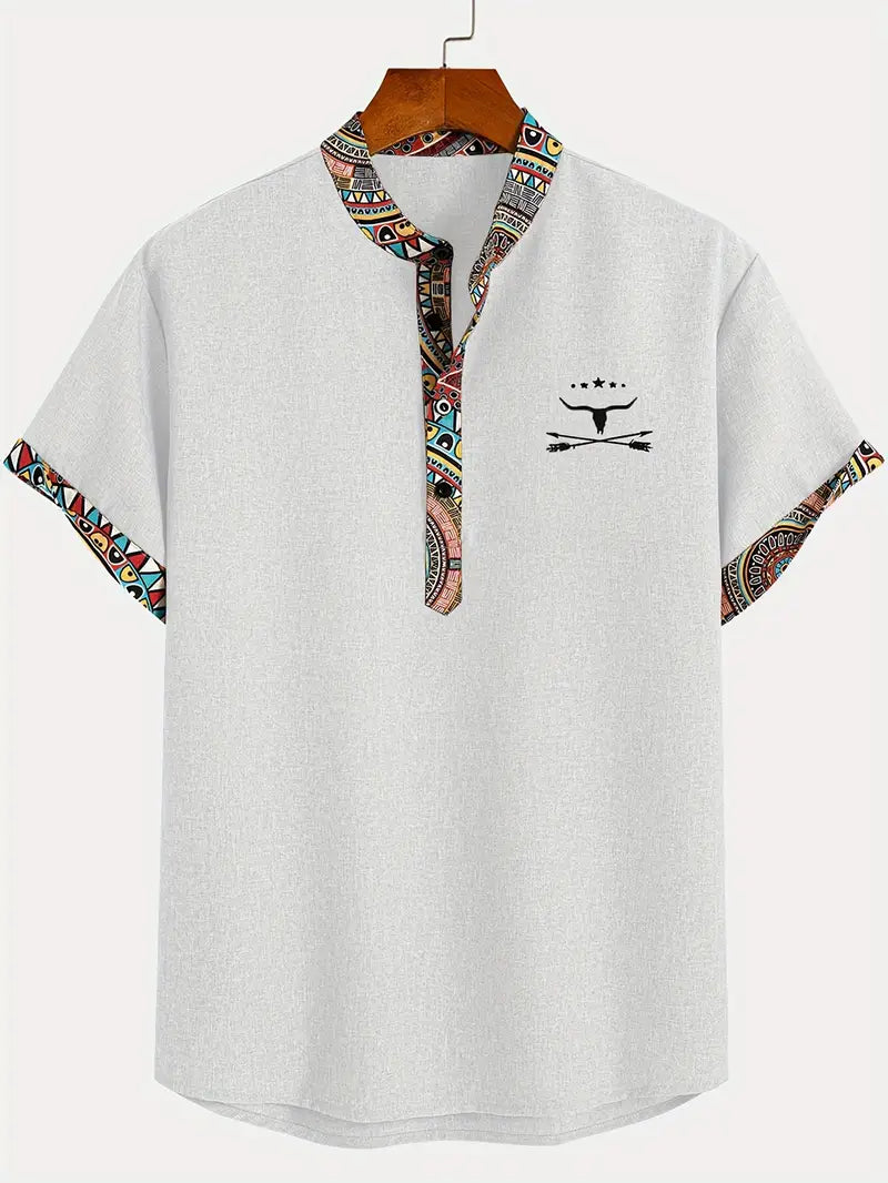 OHMIQUE | Chemise élégante à manches courtes