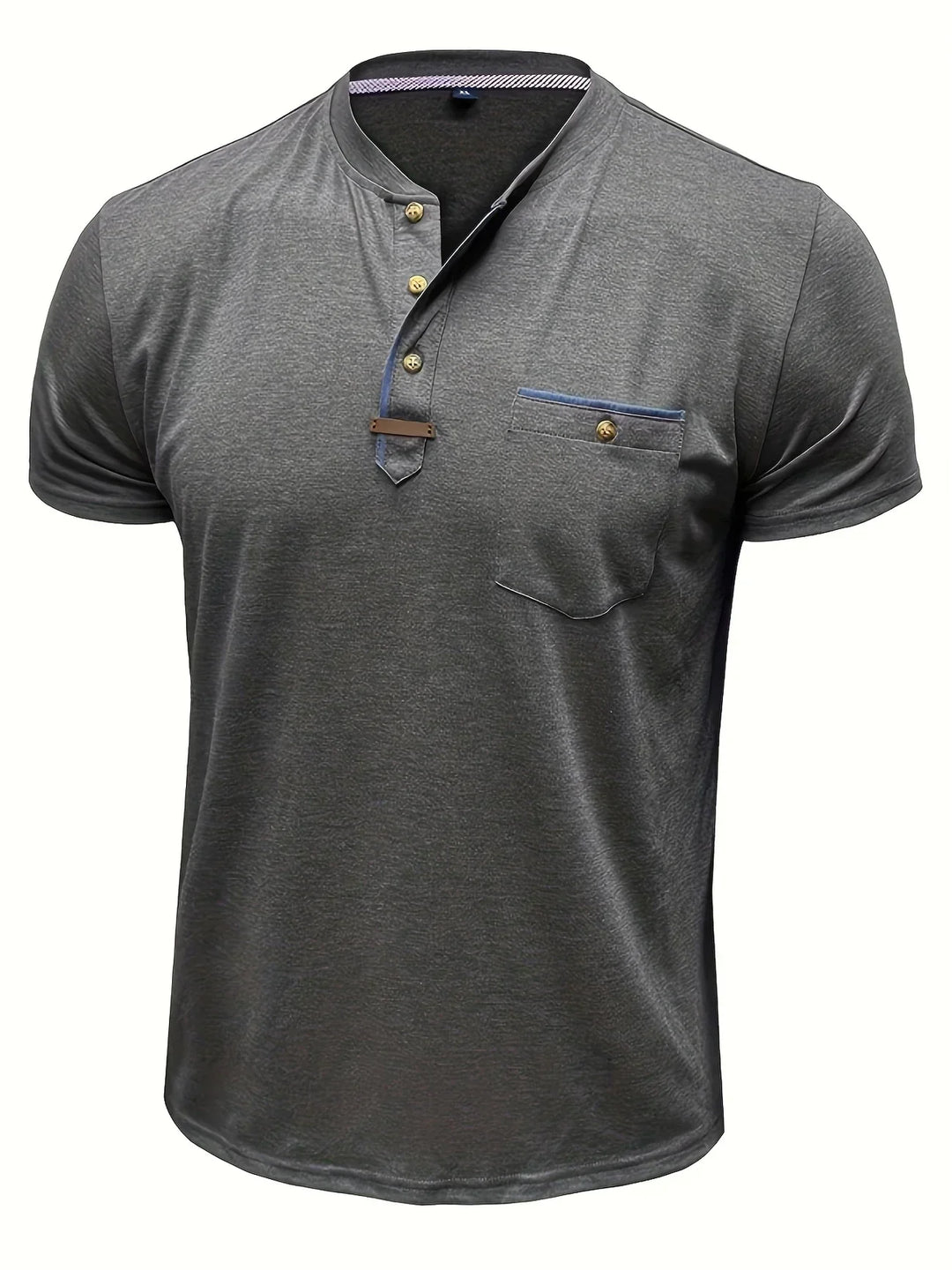 OHMIQUE | T-shirt col rond élégant avec poche