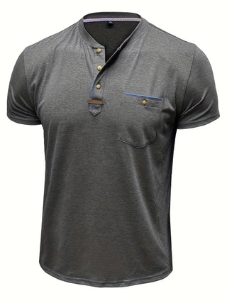 OHMIQUE | T-shirt col rond élégant avec poche