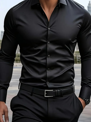 OHMIQUE | Chemise élégante à manches longues avec boutons