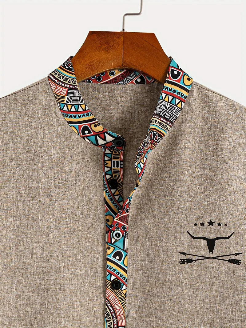 OHMIQUE | Chemise élégante à manches courtes