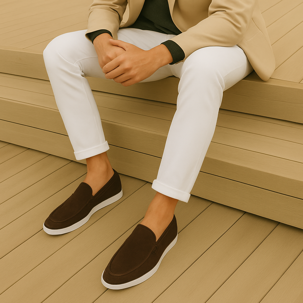 OHMIQUE | Mocassins élégants en suède