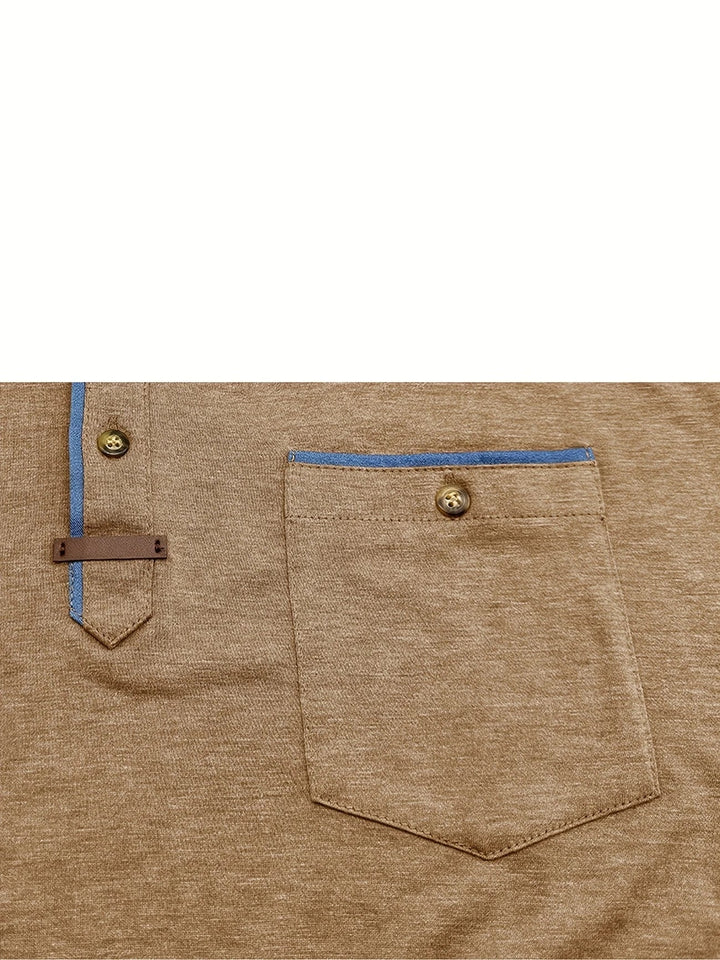 OHMIQUE | T-shirt col rond élégant avec poche