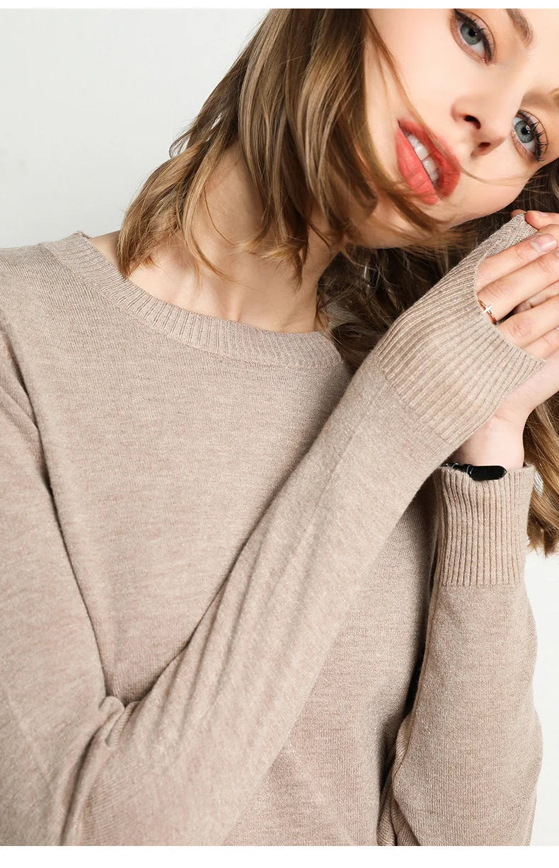 OHMIQUE | Pull confort en laine essentiel