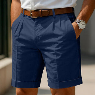 OHMIQUE | Short chino plissé d'été